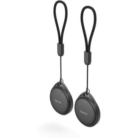 Deux localisateurs clés noirs Bluetooth