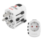 Adaptateur universel de voyage Hama World Travel Pro blanc Adaptateur universel de voyage Hama World Travel Pro blanc