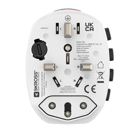 Adaptateur universel de voyage Hama World Travel Pro blanc
