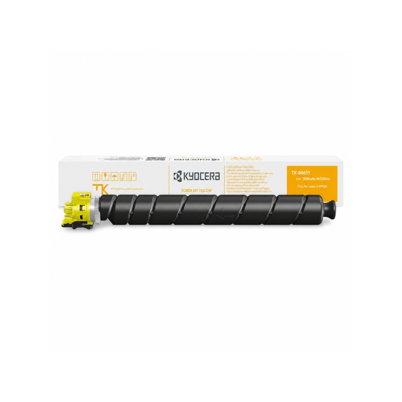 Kyocera TK8465 Toner jaune d'origine 20 000 pages Kyocera TK8465 Toner jaune d'origine 20 000 pages