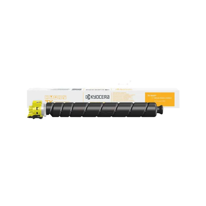 Kyocera TK8605 Toner jaune original 20 000 pages Kyocera TK8605 Toner jaune original 20 000 pages
