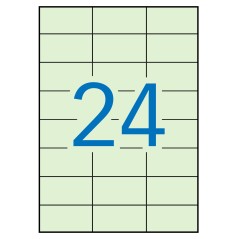 ✅ Apli Étiquettes permanentes vert pastel 70,0 x 37,0 mm 20 feuilles couleur Verde Pastel en stock