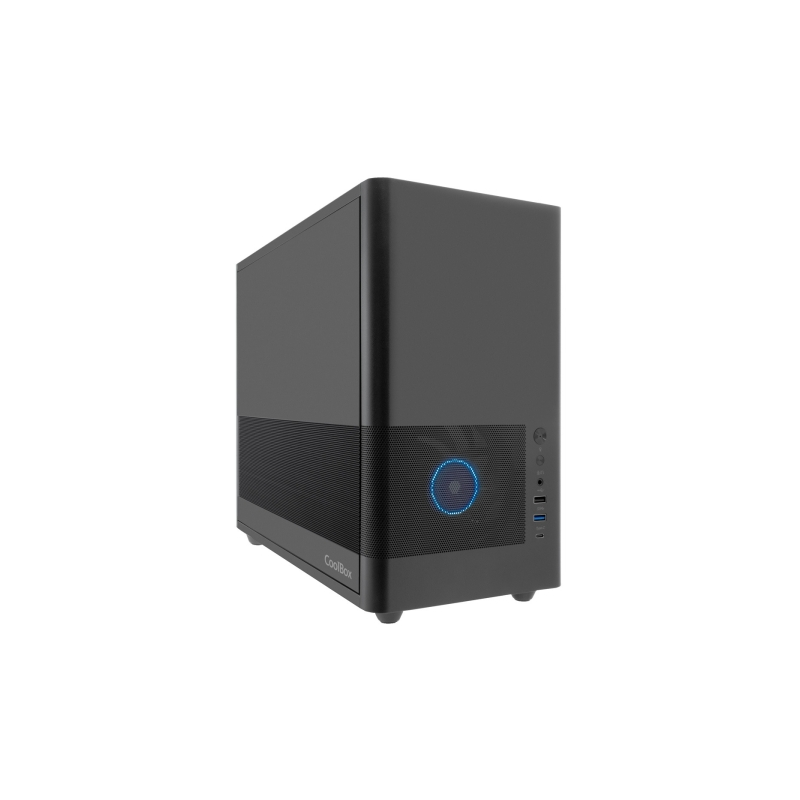 Boîtier MicroATX Coolbox MP2 Noir USB 3.2 Audio HD Boîtier MicroATX Coolbox MP2 Noir USB 3.2 Audio HD