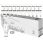 Pack de 10 chargeurs muraux USB 12W blanc TechOneTech Pack de 10 chargeurs muraux USB 12W blanc TechOneTech