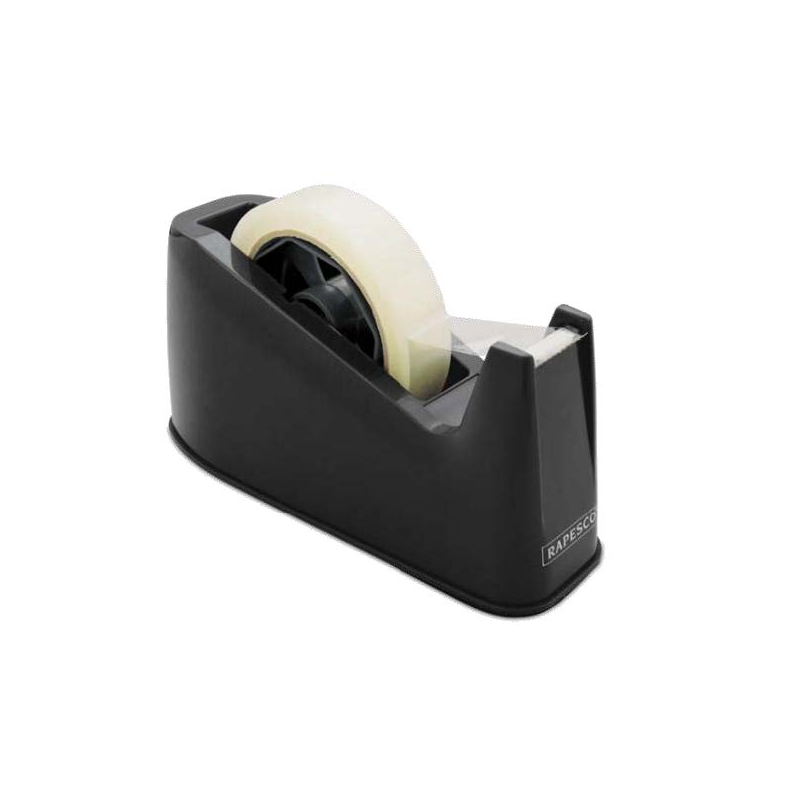 Dérouleur de ruban adhésif Rapesco 25mm x 66m noir Dérouleur de ruban adhésif Rapesco 25mm x 66m noir