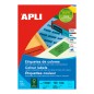 Apli Permanent Green Labels 210,0 x 297,0 mm 100 Feuilles