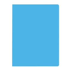 sous-dossier bleu format folio