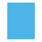 Sous-dossier simple bleu 180 g, format folio — Gio by Elba Sous-dossier simple bleu 180 g, format folio — Gio by Elba