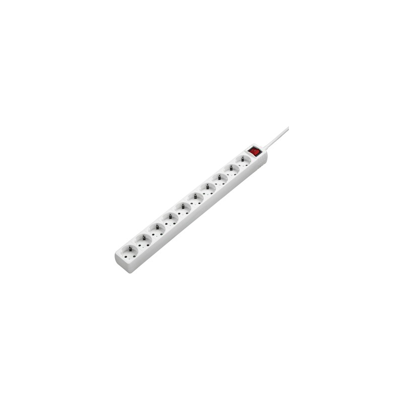 Hama Multiprise 10 prises 3 m blanche avec interrupteur 230 V Hama Multiprise 10 prises 3 m blanche avec interrupteur 230 V