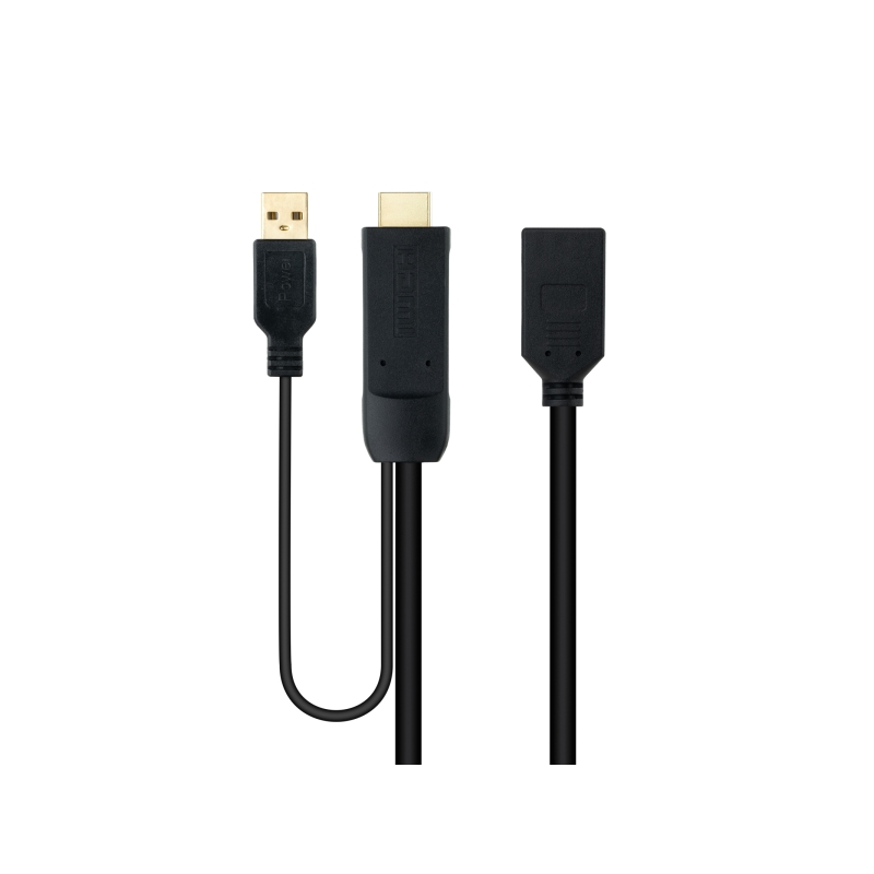 Nanocable Convertisseur HDMI vers DisplayPort 20 cm Noir Nanocable Convertisseur HDMI vers DisplayPort 20 cm Noir