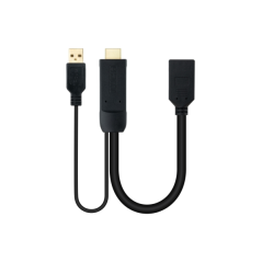 Nanocable Convertisseur HDMI vers DisplayPort 20 cm Noir