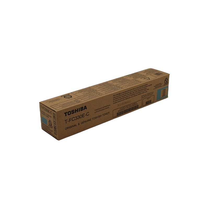 Cartouche de toner d'origine cyan Toshiba T-FC330EC - 6AG00009130