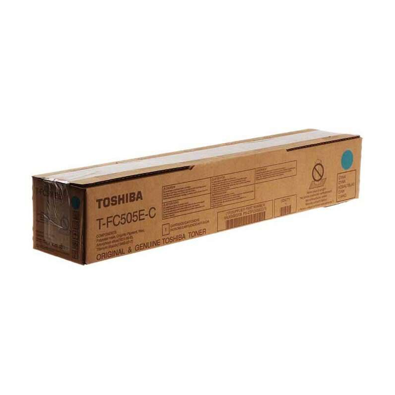 Cartouche de toner cyan originale Toshiba T-FC505EC - 6AJ00000290
