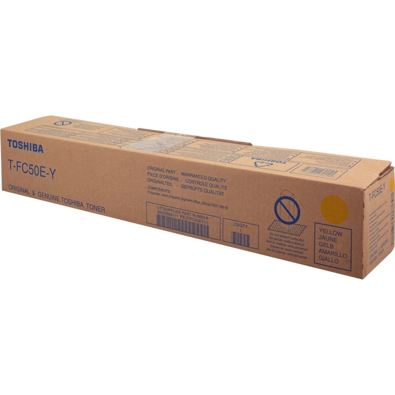 Toshiba T-FC50EY Cartouche de toner jaune d'origine - 6AJ00000111/6AJ00000225/6AJ00000299