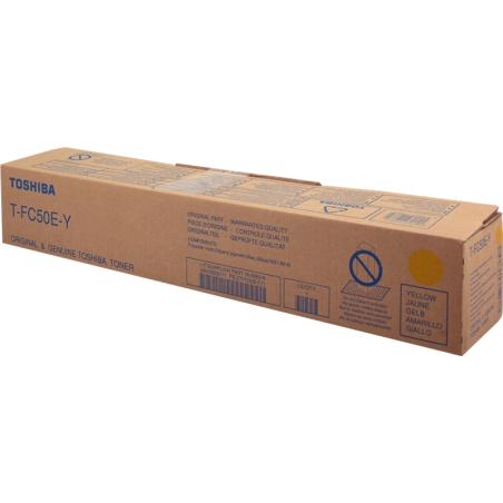 Toshiba T-FC50EY Cartouche de toner jaune d'origine - 6AJ00000111/6AJ00000225/6AJ00000299