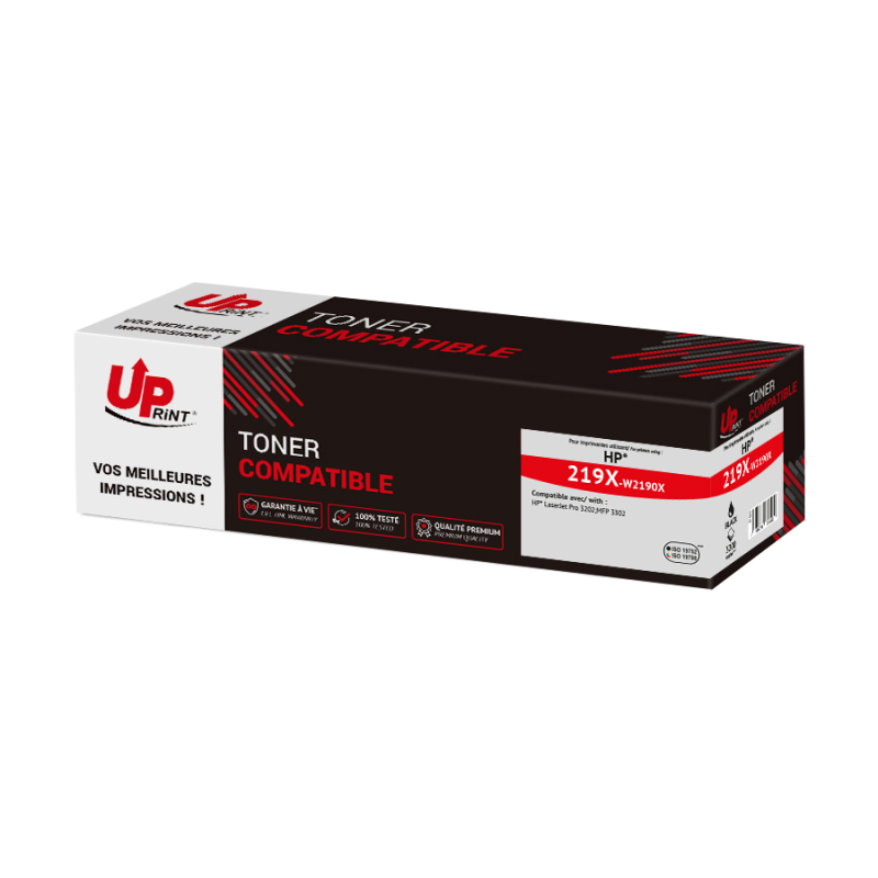 Toner compatible HP 219X W2190X noir 3200 pages Toner compatible HP 219X W2190X noir 3200 pages
