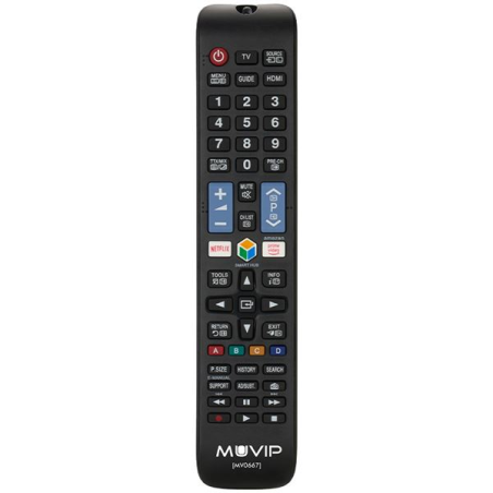 télécommande noire Muvip Samsung