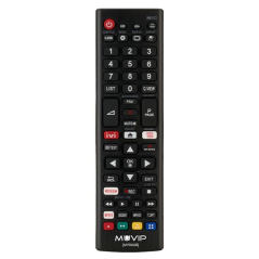 télécommande noire Muvip LG