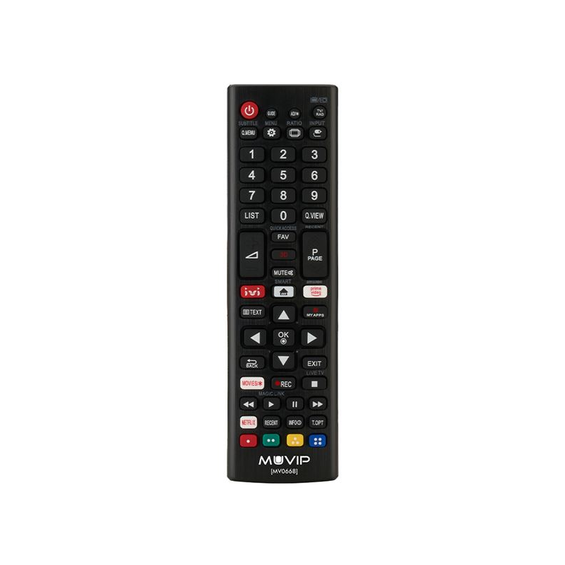 Télécommande universelle Muvip MV0668 pour LG noir Télécommande universelle Muvip MV0668 pour LG noir
