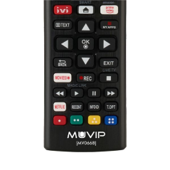 télécommande noire Muvip boutons LG