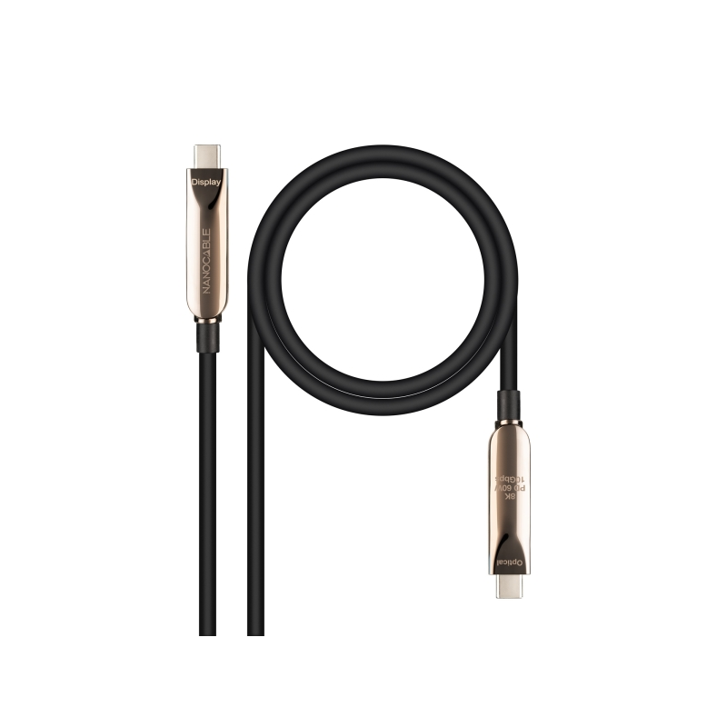 Câble USB-C 3.2 Gen2x1 Nanocable 5m Noir 10 Gbit/s 60W