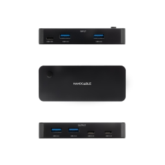 commutateur usb noir nanocable