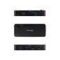 Commutateur USB 3.0 2x USB-A 2x USB-C Noir Nanocable