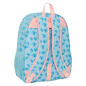 Sac à dos Safta Stitch Ohana bleu clair compatible trolley Sac à dos Safta Stitch Ohana bleu clair compatible trolley