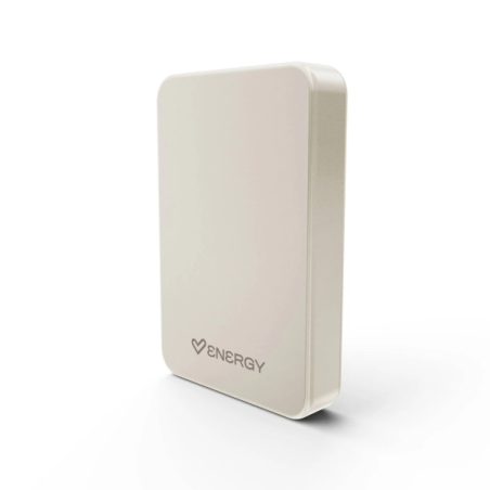 Powerbank magnétique sans fil 10000 mAh crème Energy Sistem