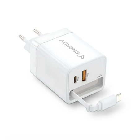 Chargeur blanc GaN USB-C