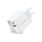 Chargeur GaN 20W USB-C PD USB-A Blanc Energy Sistem Chargeur GaN 20W USB-C PD USB-A Blanc Energy Sistem
