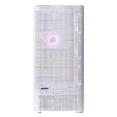 Boîtier ATX Abysm Danube Sava H500 II blanc verre trempé