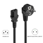 Câble d'alimentation Ewent IEC 320 vers C13 1,5 m noir