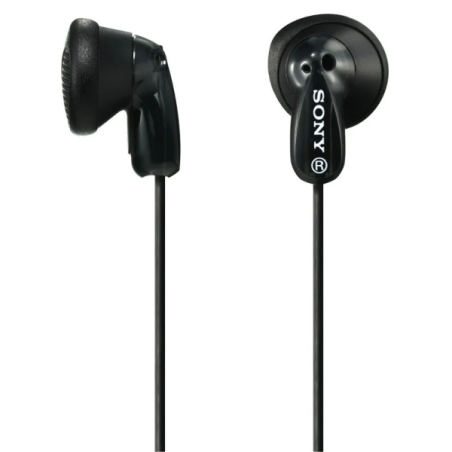 écouteurs intra auriculaires noirs filaires