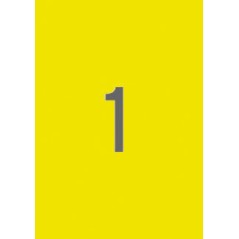 ✅ Apli Permanent Fluorescent Yellow Labels 210,0 x 297,0 mm 100 Feuilles couleur Amarillo Fluorescente en stock