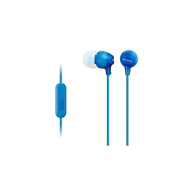 Sony MDR-EX15AP Écouteurs intra-auriculaires micro bleu Sony MDR-EX15AP Écouteurs intra-auriculaires micro bleu