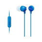 Sony MDR-EX15AP Écouteurs intra-auriculaires micro bleu Sony MDR-EX15AP Écouteurs intra-auriculaires micro bleu
