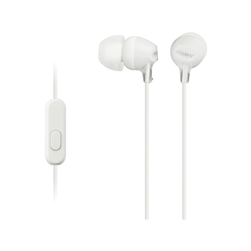 Sony MDR-EX15AP Écouteurs intra-auriculaires micro blanc