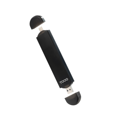 Boîtier externe M2 NVMe USB-C noir