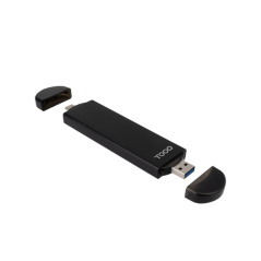 Boîtier externe M.2 NVMe PCIe USB-C 3.2 Gen2 noir