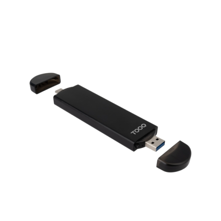 Boîtier externe M.2 NVMe PCIe USB-C 3.2 Gen2 noir