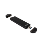 Boîtier externe M.2 NVMe PCIe USB-C 3.2 Gen2 noir Boîtier externe M.2 NVMe PCIe USB-C 3.2 Gen2 noir
