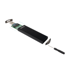 Boîtier externe M2 NVMe noir