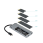 Tooq TQE-2241G Boîtier M.2 NVMe USB 3.1 gris Tooq TQE-2241G Boîtier M.2 NVMe USB 3.1 gris