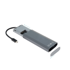 Boîtier M2 NVMe USB 3.1 gris