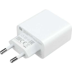 Chargeur mural Xiaomi 33W USB-C USB-A blanc