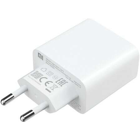 Chargeur mural Xiaomi 33W USB-C USB-A blanc