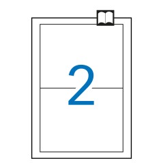 ✅ Apli étiquettes blanches permanentes 175,0 x 135,0 mm 100 feuilles couleur Blanc en stock