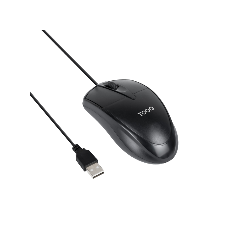 Souris USB Tooq TQM-1001-B 1000 dpi 3 boutons noire Souris USB Tooq TQM-1001-B 1000 dpi 3 boutons noire