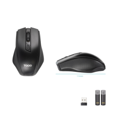 Souris sans fil noire